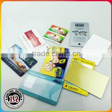 Clear transparent business PVC hotel room key card
