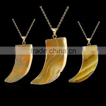 Top Sale Long Chains Necklace / Popular Long Chains Amber Necklace photo-2