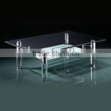 Transparent Acrylic Modern Tea Table Design