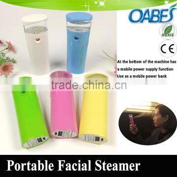 Nano facial mist sprayer and Hair humidifier price with mobile power