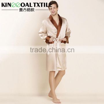 Luxury Sleepwear Men's Classic Silk Robe by 100% Silk