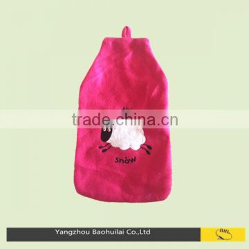 high quality cheap fleece hot water bottle cover