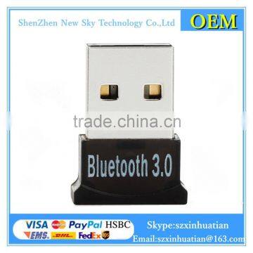 Factory OEM usb Bluetooth V3.0+EDR Wireless Dongle Adapter for win8 win10