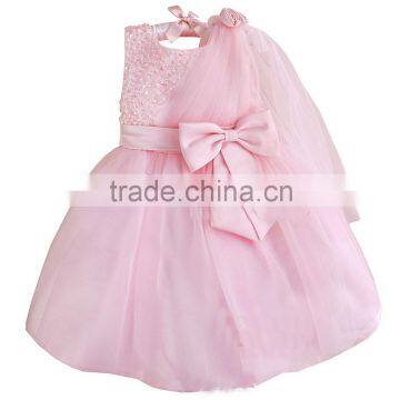 2015 Girls Western Gowns Party Wear Dresses Girls Lace Dress Slim Girls Party Wear Dress Quality Choice photo-3
