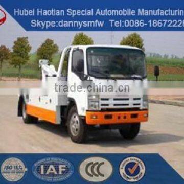 high quality Wrecker Truck 4x2 carrier Tow Truck with crane on hot sale