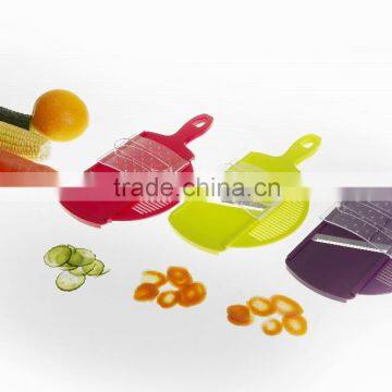 S/S+ABS 28.5*14*1 Colorful kitchen tools vegetable slicer/draining board
