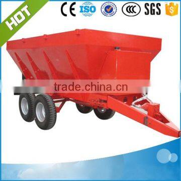 Spreader tow behind fertilizer manure spreader