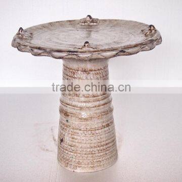 Craft Pottery Birdbath Individual Packing Clay