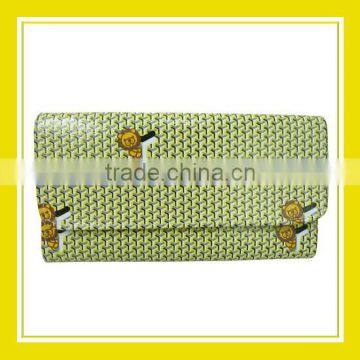 2016 Fashion Products Bros Baby Lion Pattern Waterproof Yellow PP Wallet