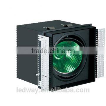 25W 35W 60W LEDWAY LED Indoor Single-head Trimless Grille Spot Lamp With Decoration Plat IP20