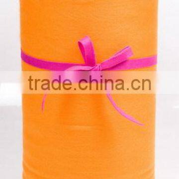 180gsm soft orange non woven fabric roll