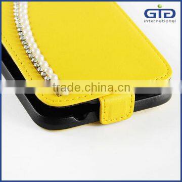 [GGIT] Flip With Pearl for Samsung S5 Mobile Phone Cover photo-6