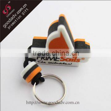 Chinese manufacturers custom cheap promotional gifts EVA plastic keychain