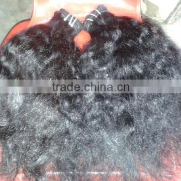 Virgin Indian Temple Human Hair , Indian Wavy Hair