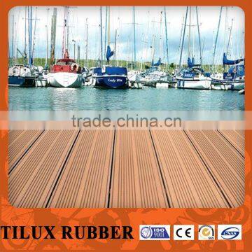 2015 waterproof wood composite decking for garden