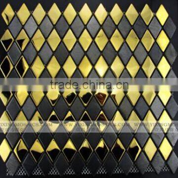 Foshan stainless dimond mosaic tile decorative wall MI-030.