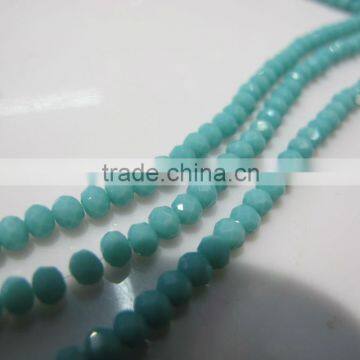 4mm Sales of color glass rondelle bead BZ009