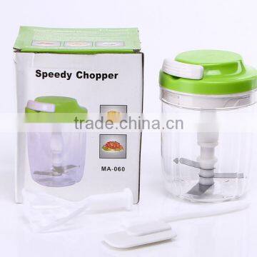 Hand-Powered Food Chopper Speedy Vegetable Slicer photo-3