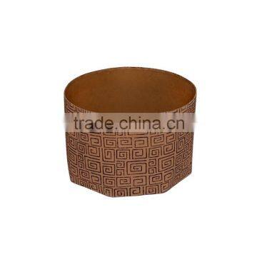 Natural Fibres Printed Round Storage Box, Small