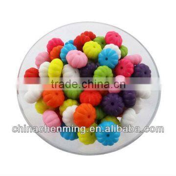 oblate acrylic decoration beads