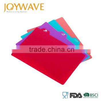 2016 New Design With Certificate Non Slip Plastic Flexible Chopping Board Cutting Board Set Quality Choice