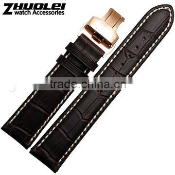 18|19|20|21|22mm high quality genuine leather Men and women's Watch strap with fashioanbel buckle