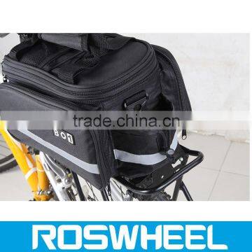 Multifunctional large capacity bicycle double rear rack pannier bag 14423-4 western saddle