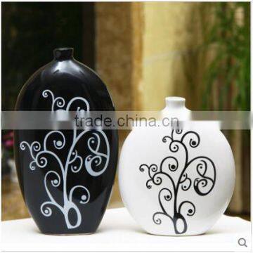 Interior decorative set item cheap ceramic vases wholesale