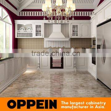 2016 Villa Project Solid Wooden Kitchen Cabinet Design