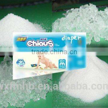 manufacturer baby diaper raw material super absorbent polymer