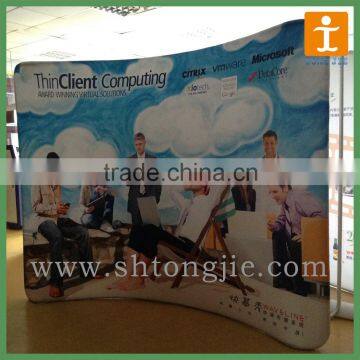curve stand banner, pop up display,background banner
