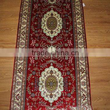 classic hand knotted pure silk rug carpets hand made