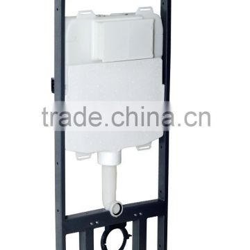 Thickness of cistern 90mm dual flush mechanical concealed in wall cistern for wall-hung WC for front operation