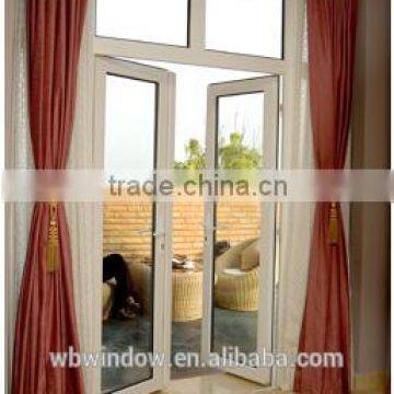 Big Size 3 Panel Pvc Casement Triple Glass Doors photo-3