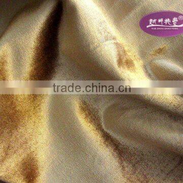 woven twill rayon flashing twill plain velvet fabric