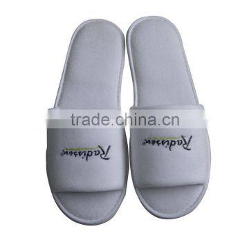 new design velour disposable hotel slipper