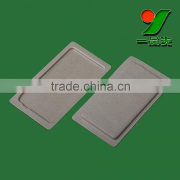 Biodegradable Custom Printed Mobile Phone packaging tray ,phone accessories paper molded pulp packaging trays