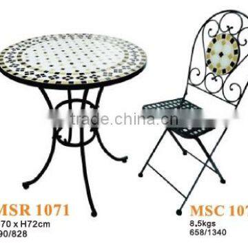 Mosaic furniture - bistro set