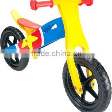 Hot design kids wooden bicycle with EVA wheel