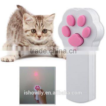 New Funny Pet Cat Interactive Automatic Red Laser Pointer Toy Electronic Button Battery