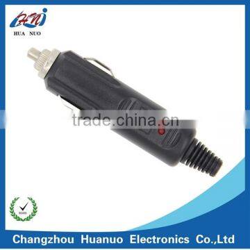 male car cigarette lighter plug ith led light fast supplier