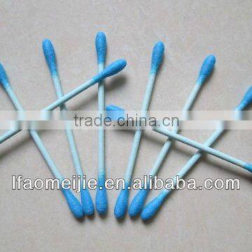 100pcs blue paper stick colored cotton swab