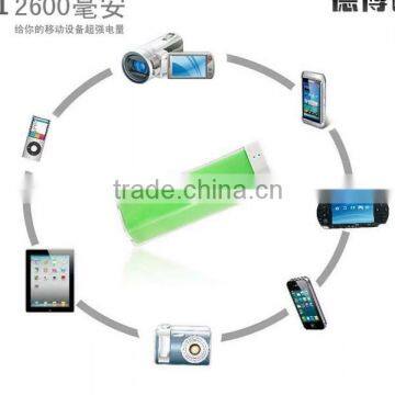 New Lipstick Mobile Power Bank, 2600mah External Battery Charger Portable Power Bank for Mobile Phone photo-4