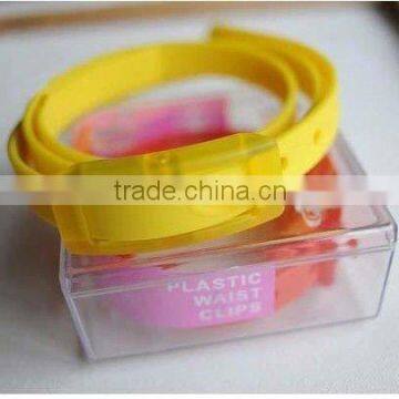 Candy colors TPE plastic belts for promotions