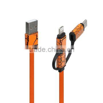 China manufacture wholesale 3 in 1 usb typec cable cables magnetic usb cable in high quality