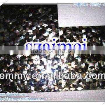 Rhombus black lip mother of pearl shell mosaic wall tiles