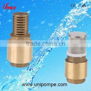 Brass Foot check valve price for water pump