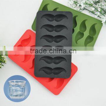 2016 Hot Sale Ice Cube Ice Summer Drinking Tool Tray Mold Makes Ice Beard Shape Mould Novelty Gifts Ice Tray