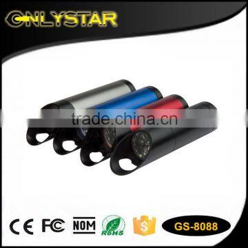 Onlystar GS-8088 aluminum 9 led flashlight keychain bottle opener torch
