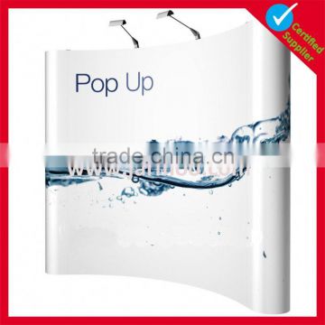 custom foldable hook and loop backdrop spring trade show pop up display stands